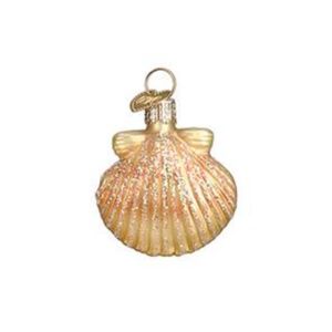 NWT - Mini Shell Ornament - scallop shell - Old World Christmas